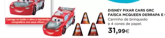 Oferta de A+ - Disney Pixar Cars Grc Fajisca Mcqueen Derrapa E por 31,99€ em El Corte Inglés