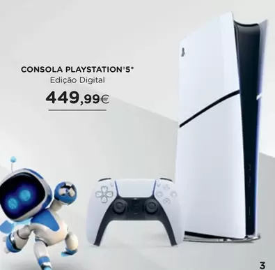 Oferta de Consola Playstation 5* por 449,99€ em El Corte Inglés