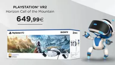 Oferta de Sony - Playstation Vr2 Horizon Call Of The Mountain por 649,99€ em El Corte Inglés