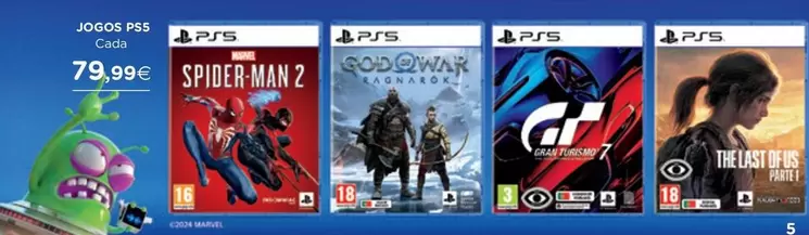 Oferta de Marvel - Juegos Ps5 por 79,99€ em El Corte Inglés