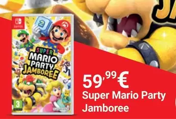 Oferta de Nintendo SWITCH - Super Mario Party Jamboree por 59,99€ em El Corte Inglés