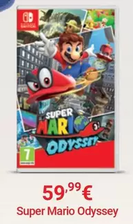 Oferta de Nintendo - Super Mario Odyssey por 59,99€ em El Corte Inglés