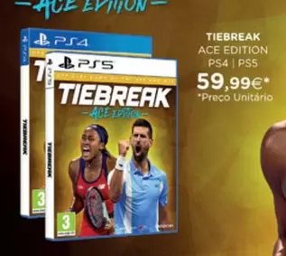 Oferta de Ace - Tiebreak por 59,99€ em El Corte Inglés