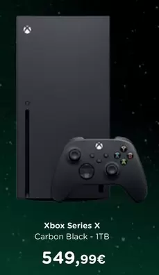 Oferta de Xbox -  Series X Carbón Black por 549,99€ em El Corte Inglés