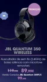 Oferta de Jbl - Quantum Wireless por 89,99€ em El Corte Inglés