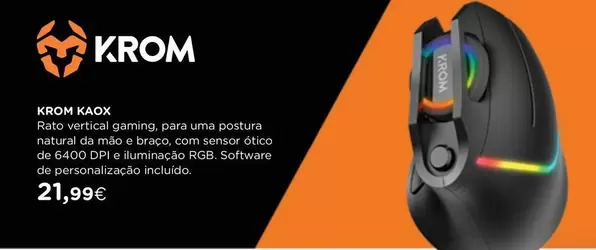 Oferta de .Com - Krom Ka04 por 21,99€ em El Corte Inglés