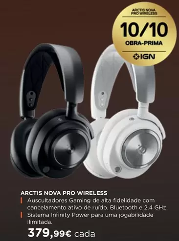 Oferta de .Com - Arctis Nova Pro Wireless por 379,99€ em El Corte Inglés