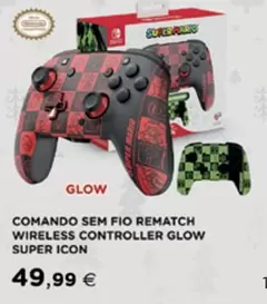 Oferta de Glow - Comando Sem Fio Rematch Wireless Controller  Super Icon por 49,99€ em El Corte Inglés