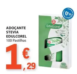 Oferta de Edulcorel - Adoçante Stevia por 1,29€ em E.Leclerc