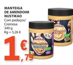 Oferta de .Com - Manteiga De Amendoim por 1,79€ em E.Leclerc