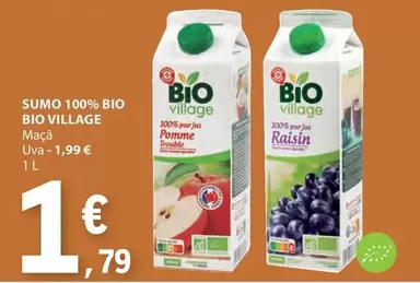 Oferta de Bio - Sumo 100% Bio por 1,79€ em E.Leclerc