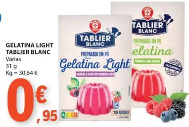 Oferta de Tablier - Gelatina Light por 0,95€ em E.Leclerc