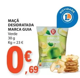 Oferta de Marca Guia - Maçã Desidratada por 0,69€ em E.Leclerc