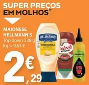 Oferta de Hellmann's - Maionese por 2,29€ em E.Leclerc