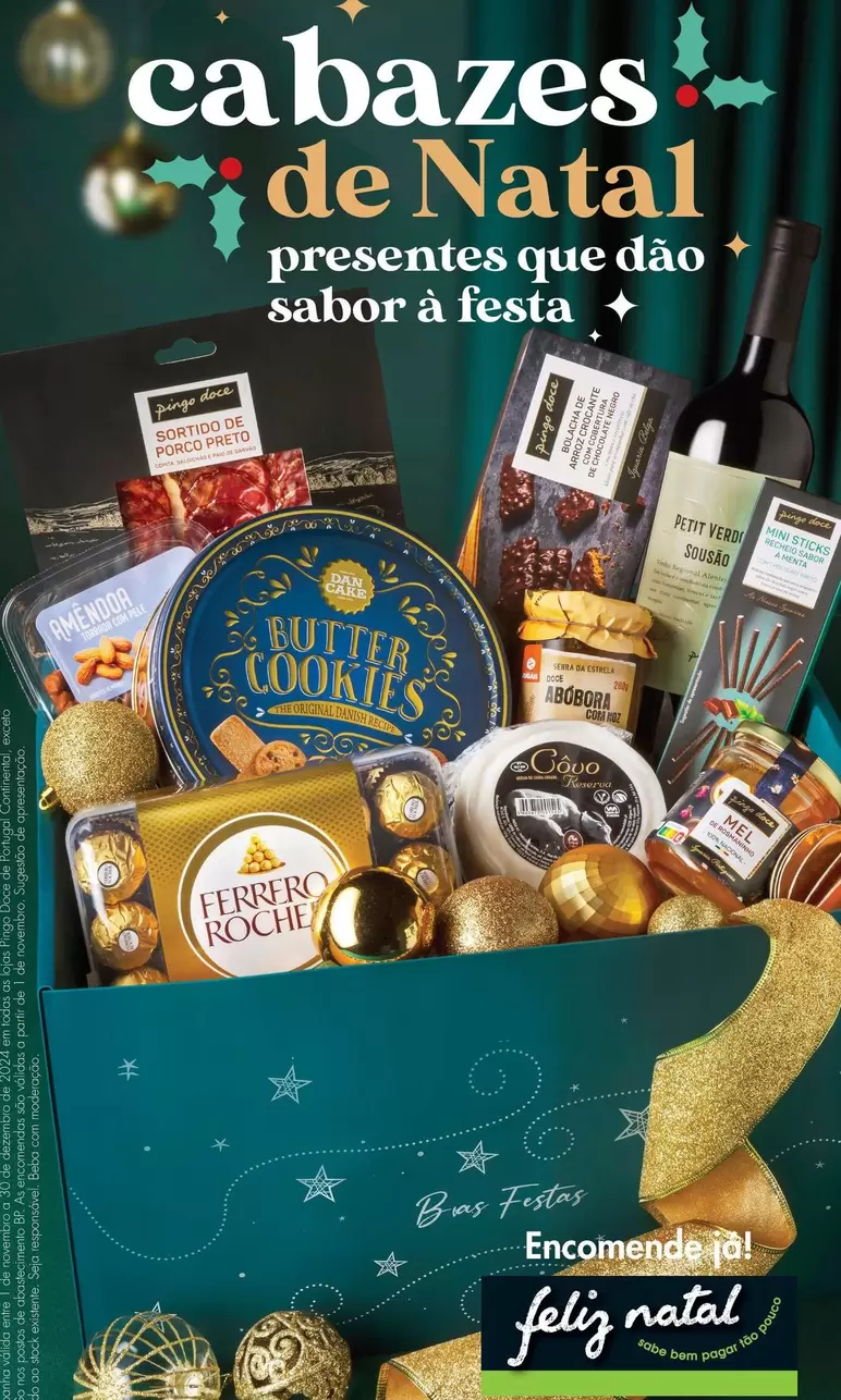 Oferta de Portugal - Cabazes De Natal Presentes Que Dão Sabor À Festaem Pingo Doce