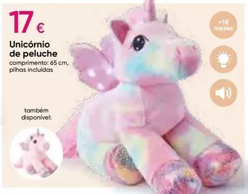 Oferta de Unicórnio De Peluche por 17€ em Pepco