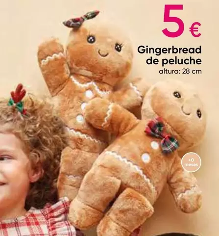 Oferta de Gingerbread De Peluche por 5€ em Pepco