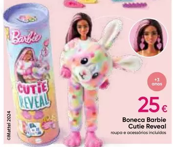 Oferta de Mattel - Cutie Reveal por 25€ em Pepco