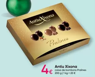 Oferta de Antiu Xixona - Caixa De Bombons Pralines por 4€ em Pepco