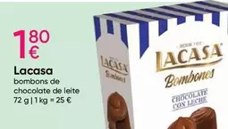 Oferta de Lacasa - Bombons De Chocolate De Leite por 1,8€ em Pepco