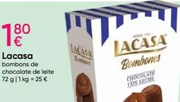 Oferta de Lacasa - Bombons De Chocolate De Leite por 1,8€ em Pepco