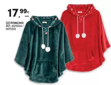 Oferta de Poncho por 17,99€ em Continente