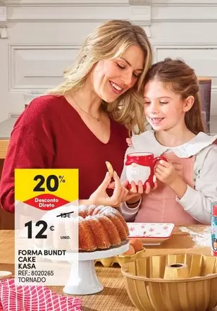 Oferta de Forma Bundt Cake Kasa por 12€ em Continente