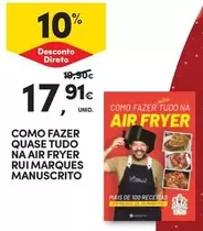 Oferta de Coma Fazer Quase Tudo Na Air Fryer Rui Marques Manuscrito por 17,91€ em Continente