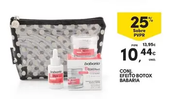 Oferta de Babaria - Botox  - Conj. Efeito por 10,44€ em Continente