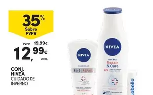 Oferta de Nivea - Conj. Cuidado De Inverno por 12,99€ em Continente