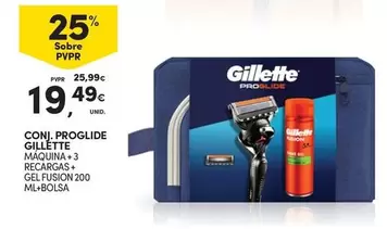 Oferta de Gillette - Coni. Proglide por 19,49€ em Continente