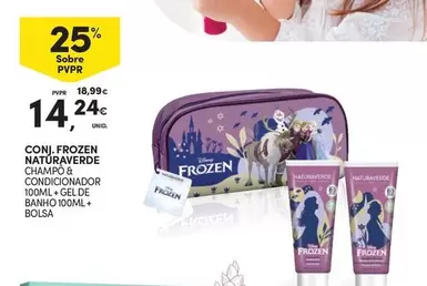 Oferta de Frozen - Conj.  Naturaverde Champo & Champo por 14,24€ em Continente