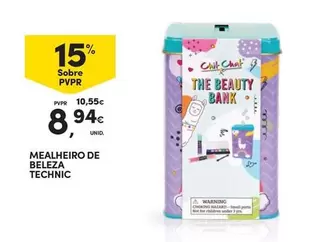 Oferta de Mealheiro De Beleza Technic por 8,94€ em Continente