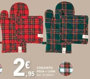 Oferta de Conjunto Pega + Luva por 2,95€ em E.Leclerc