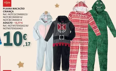 Oferta de Pijama Macacao Criança por 10,17€ em E.Leclerc