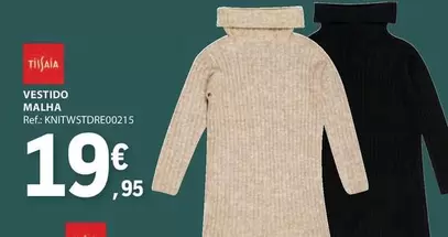 Oferta de Vestido Malha por 19,95€ em E.Leclerc