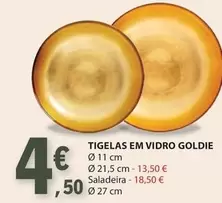 Oferta de Goldie - Tigelas Em Vidro por 4,5€ em E.Leclerc