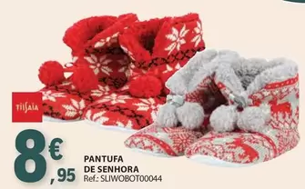 Oferta de Pantufa De Senhora por 8,95€ em E.Leclerc