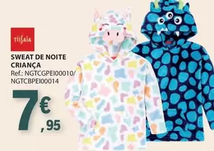 Oferta de Sweat De Noite Crianca por 7,95€ em E.Leclerc