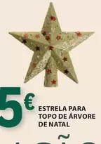 Oferta de Estrela - Estrela Para Topo De Arvore De Natal por 5€ em E.Leclerc