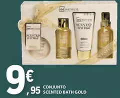 Oferta de Conjunto Scented Bath Gold por 9,95€ em E.Leclerc