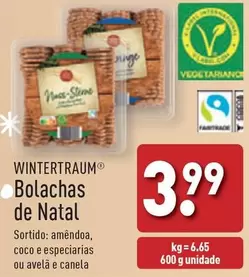 Oferta de Wintertraum - Bolachas De Natal por 3,99€ em Aldi