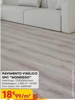 Oferta de SPC - Pavimento Vinílico Spc "mondego" por 18,99€ em Bricomarché