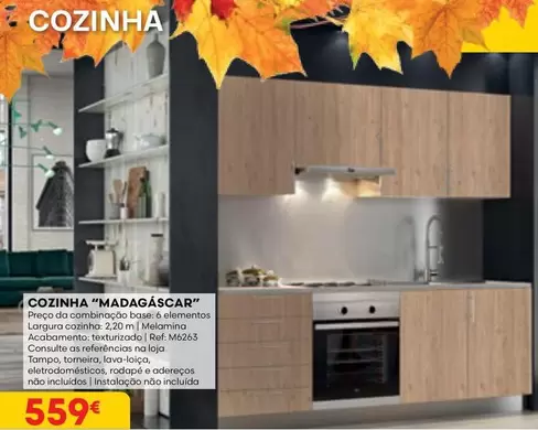 Oferta de Madagascar - Cozinha "madagascar" por 559€ em Bricomarché