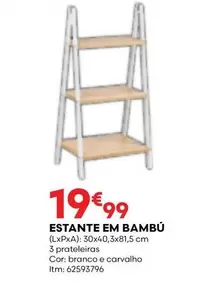 Oferta de Estante Em Bambú por 19,99€ em Bricomarché