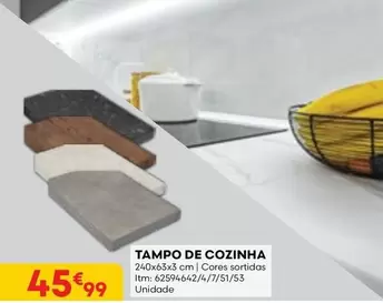 Oferta de Tampo De Cozinha por 45,99€ em Bricomarché