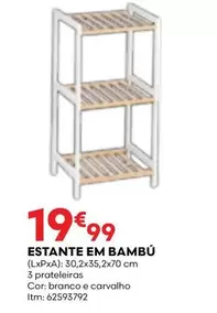 Oferta de Estante Em Bambu por 19,99€ em Bricomarché