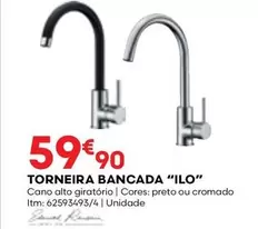 Oferta de Torneira Bancada "ilo" por 59,9€ em Bricomarché