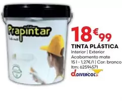 Oferta de Tinta Plástica por 18,99€ em Bricomarché