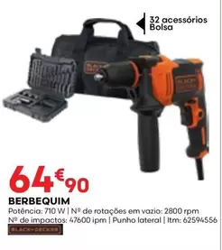 Oferta de Berbequim por 64,9€ em Bricomarché